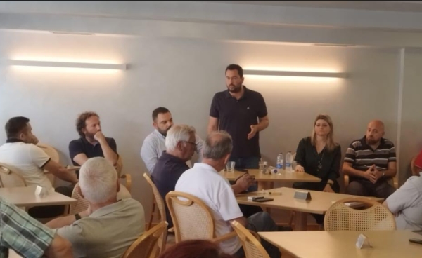 Στην Σπάρτη ο Ανδρέας Σπυρόπουλος υποψήφιος ευρωβουλευτής του ΠΑΣΟΚ