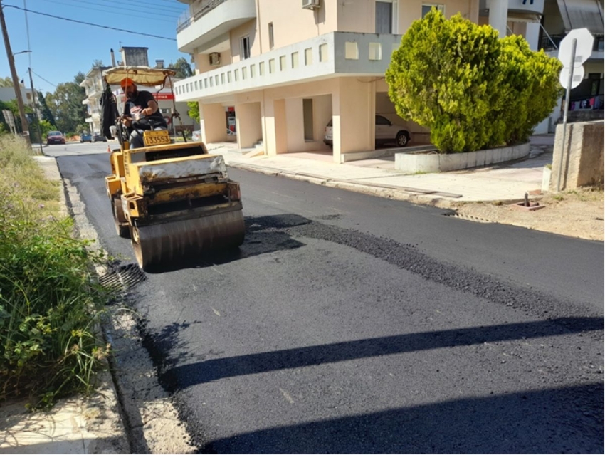 Δ.Ε.Υ.Α.Σ.: Ξεκίνησε η ασφαλτόστρωση της οδού Κύπρου