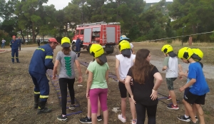 Fire Summer Camp 2023:&quot;Πρώτη δράση με το 1ο Δημοτικό Σχολείο Γυθείου στην Κρανάη&quot;