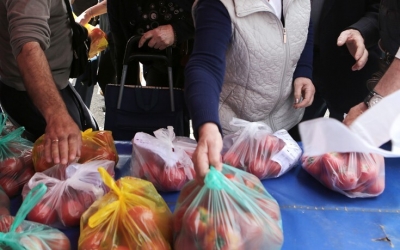 Διανομή προϊόντων προς τις αδύνατες οικονομικά οικογένειες της ΠΕ Λακωνίας