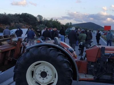 Ο Αγροτοκτηνοτροφικός Συλλόγος Λακωνίας  κλείνει 20 μέρες στο μπλόκο στα Ξηροκάμπια