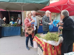 Η υποψήφια Βουλευτής της Ν.Δ  Μαρία Φραγκή στην πόλη της Σπάρτης