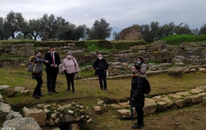 Επίσκεψη Βερούτη στο Θέατρο της Αρχαίας Σπάρτης