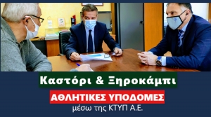 Νεοκλής Κρητικός: Αθλητικές υποδομές σε Καστόρι και Ξηροκάμπι