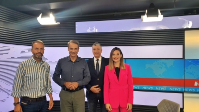 Το Ionian tv επισκέφθηκε ο Κυριάκος Μητσοτάκης
