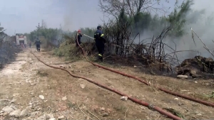 Φωτιά στον Ταϋγετο στην περιοχή Καλύβια Σοχάς του Δήμου Σπάρτης(video)