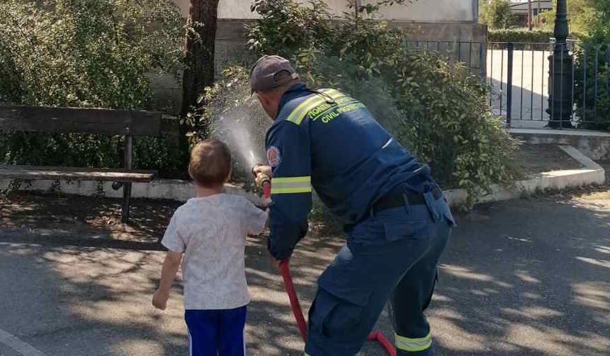 Ένα διαφορετικό μάθημα από την Πολιτική Προστασία του Δήμου Σπάρτης