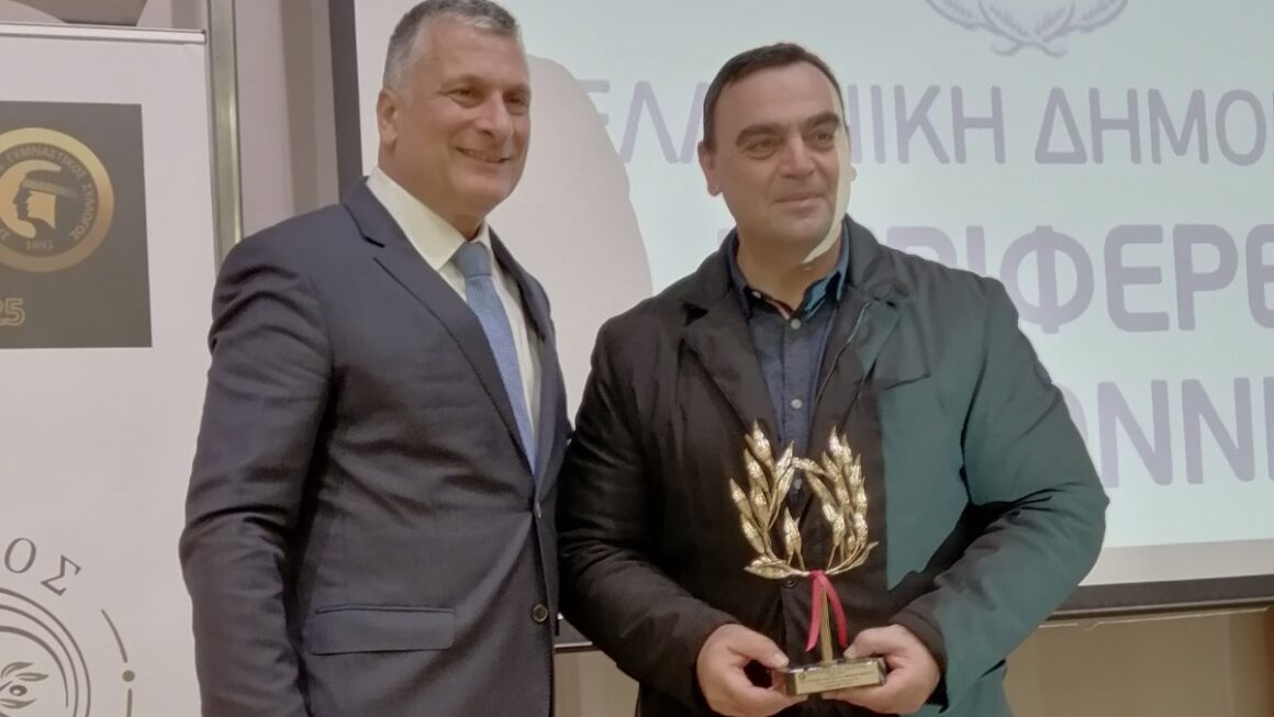 O Θεόδωρος Βερούτης στην επετειακή εκδήλωση για τα 130 χρόνια του Σπαρτιατικού